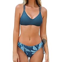 お洒落セクシー★Cupshe★ロングタイ ホルター ビーズ ビキニset Amazon.com: CUPSHE Women Swimsuit Bikini Set Two Piece