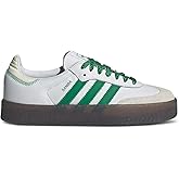 adidas Sambae Womens Sneakers, Cloud White/Green/Off White, Size 7.5
