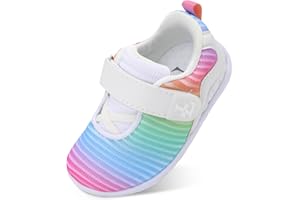 L-RUN Barefoot Shoes Toddler Sneakers Boys Girls Lightweight Shoes Knit Kids Walking Shoes for Indoor Outdoor