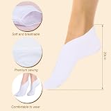 Scettar Moisturizing Foot Socks 4 Pairs Overnight Cotton Spa Socks Dry Feet view 2