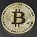 YaaNBit M1N1NG19 2PCs Gold Plated Bitcoins | HODL Cryptocurrency | Limited Edition BTC Crypto Coins Mining | Unique Gifts for Adults/Funny Gift