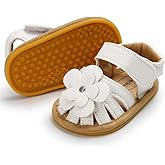 KIDSUN Baby Infant Girls Boys Sandals Non Slip Rubber Sole Summer Beach Outdoor First Walker Crib Shoes