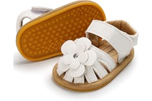 KIDSUN Baby Infant Girls Boys Sandals Non Slip Rubber Sole Summer Beach Outdoor First Walker Crib Shoes