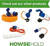 HowseHold 16A to 13A Adapter 3 Pin UK Socket Converter 230V 250V Camping view 7