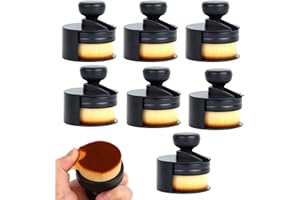 BAOFALI 2Pcs Round Ink Blending Tool Brush Soft Bristles with with Brush Storage Tray Holderfor DIY Scrapbooking Craft Art Painting Ink Handle Tool Blending Liquid Colors Cardmaking Gift Crafting Brush