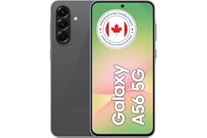 Samsung Galaxy A56, 128GB, Graphite (Unlocked, CAD Version & Warranty) - 6.7" Super AMOLED FHD+ Display, Awesome Intelligence