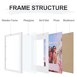 Vittanly 11x14 Picture Frame, Engineered Wood with