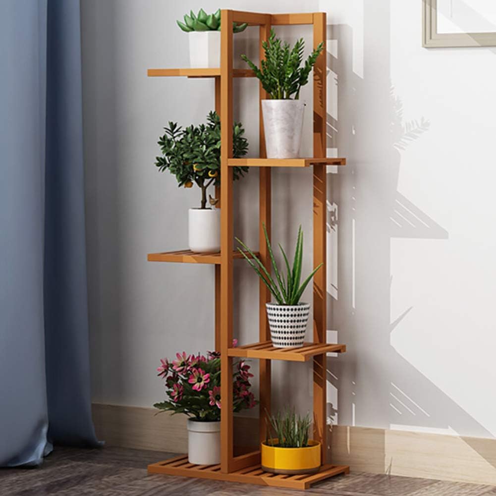 Supporto Per Piante In Legno Rotondo Basso, Marrone, Varie Misure (S: 20x9 Cm)