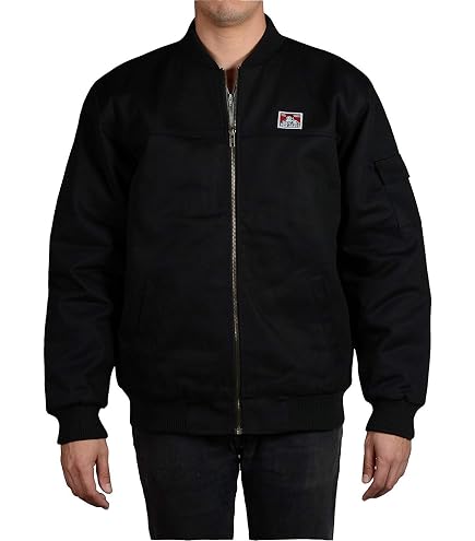 Ben Davis Men Jackets Hooded Front Zipper Fleece Lining Jacket
