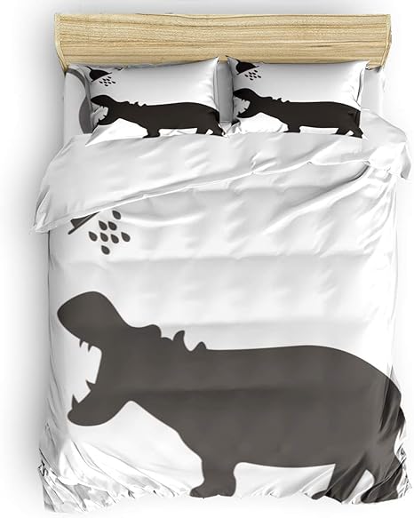 hippo bedding set