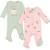 STAR WARS Baby 2 Pack Zip Up Sleep N' Plays Newborn to Infant Sizes (Newborn - 24 Months)