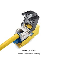 trueCABLE Cat6A Toolless Keystone Jack, Unshielded
