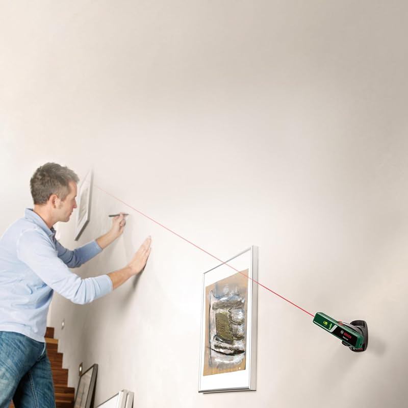 livella laser a bolla EasyLevel con fissaggio a parete
