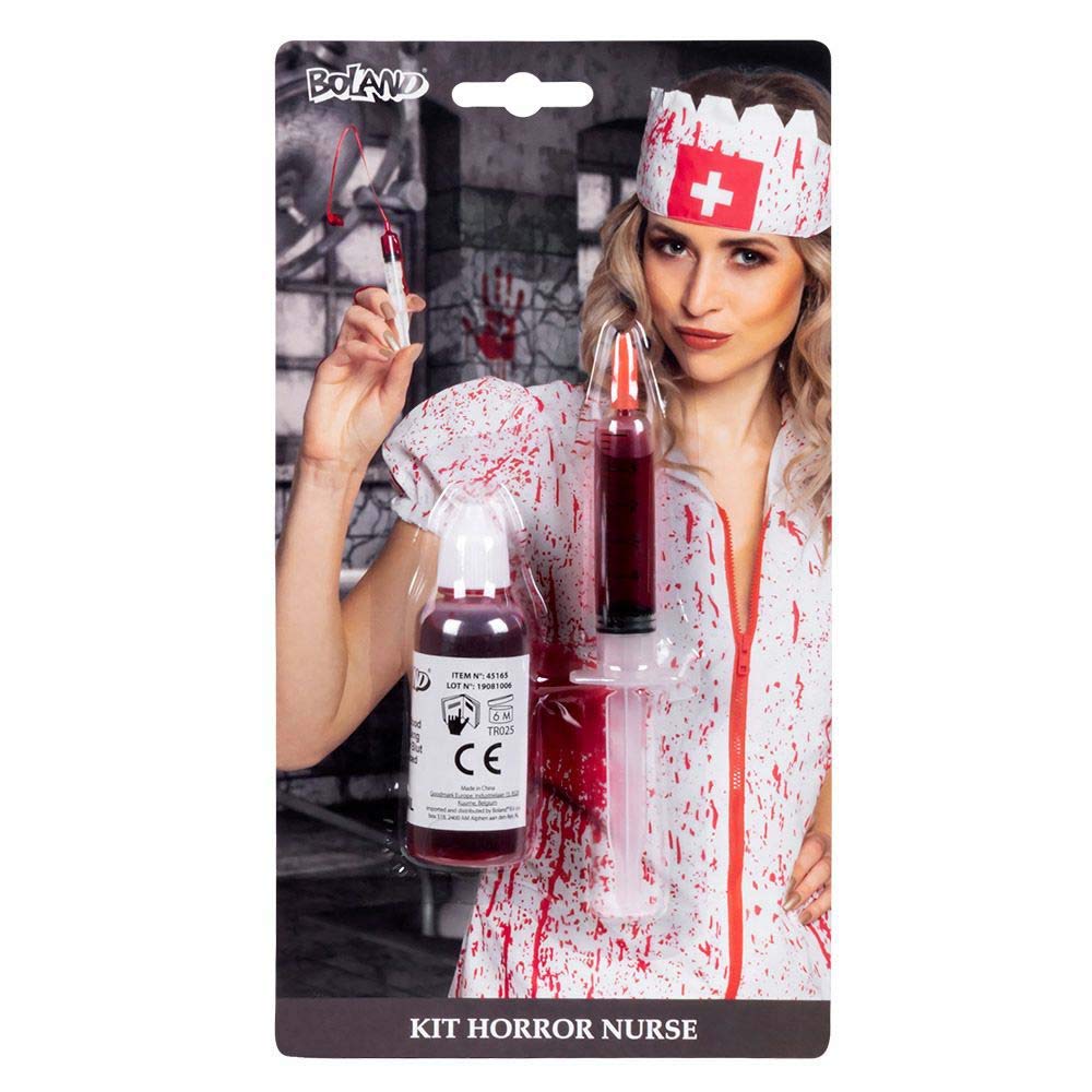 Boland 10134087 Bol45165 Nurse Horror Kit, Adult, Multi-Coloured