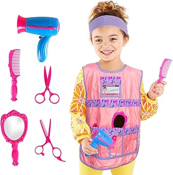 Tacobear Hairdresser Costume Kids Role Play Costume Hair Stylist