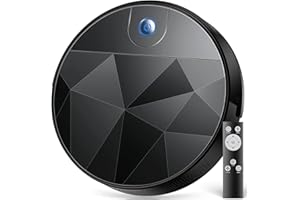 Ecodlet Robot Vacuum Cleaner, 2200Pa Strong Suction, Tangle-Free, 130 Mins Max, Super Slim, Quiet Robot Vacuum Cleaner with Self-Charging, Ideal for Pet Hair, Hard Floors and Low Pile Carpet (Gray)