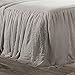 Lush Decor Ruffle Skirt Bedspread Set - 3 Piece Luxurious Farmhouse Bedding Set - Elegant, Charming Ruffle Detail - Timeless Style & Classic Design - Soft and Lightweight - Queen, Gray