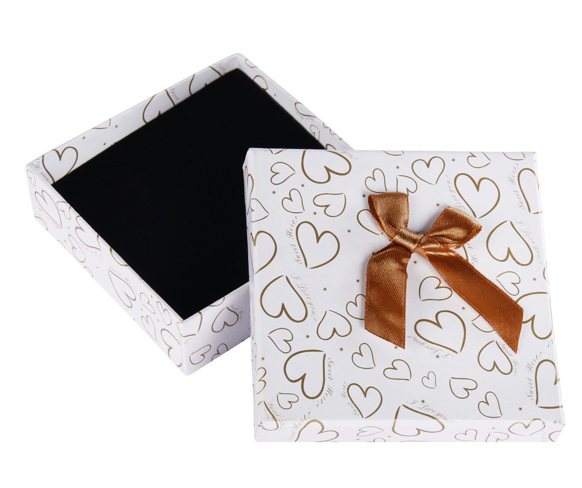 LUYUAN JEWELRY 4 Packs Hoop Pendant Simulated Diamond Sparkly Jewelry Sets with Bracelet - Ring Size #9