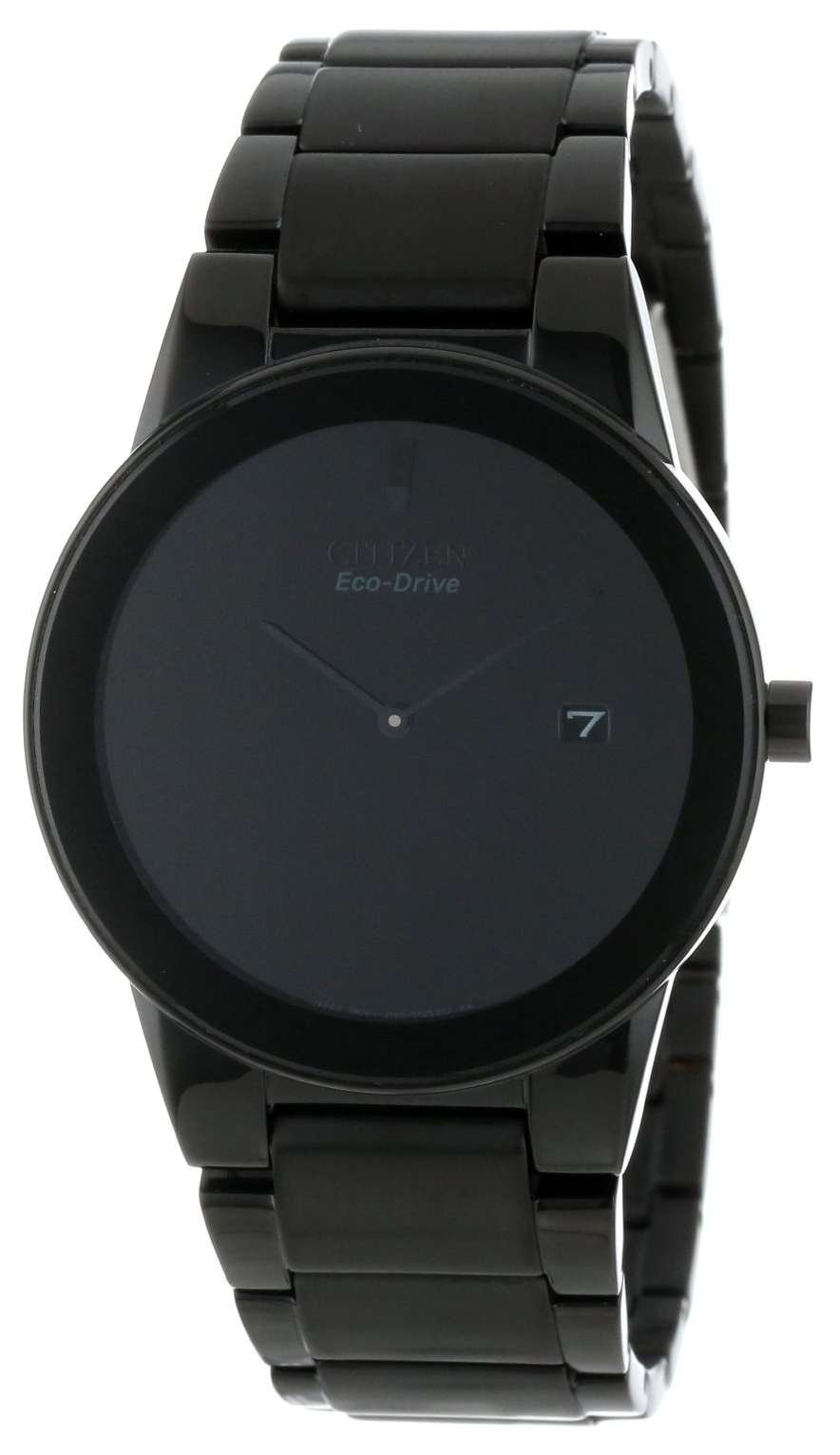Reloj Citizen Eco-Drive Modern Axiom para hombre en acero inoxidable IP negro, esfera (modelo: AU1065-58E)