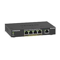 NETGEAR 5-Port Gigabit Ethernet Unmanaged PoE
