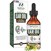 Organic Ear Oil for Ear Infection - Natural Eardrops for Ear Pain, Swimmer's Ear & Wax Removal - Kids, Adults, Baby, & Dog Ea