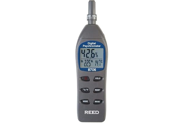 REED Instruments 8706 Psychrometer/Thermo-Hygrometer