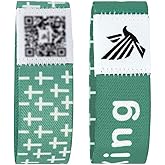 WALLFID 2 Pieces Set,Bible Verse Bracelets,Hang Loose Bands,Jesus Bracelets,Christian Bracelet,Phone Recognition,Perfect for Most Adult Men,Women