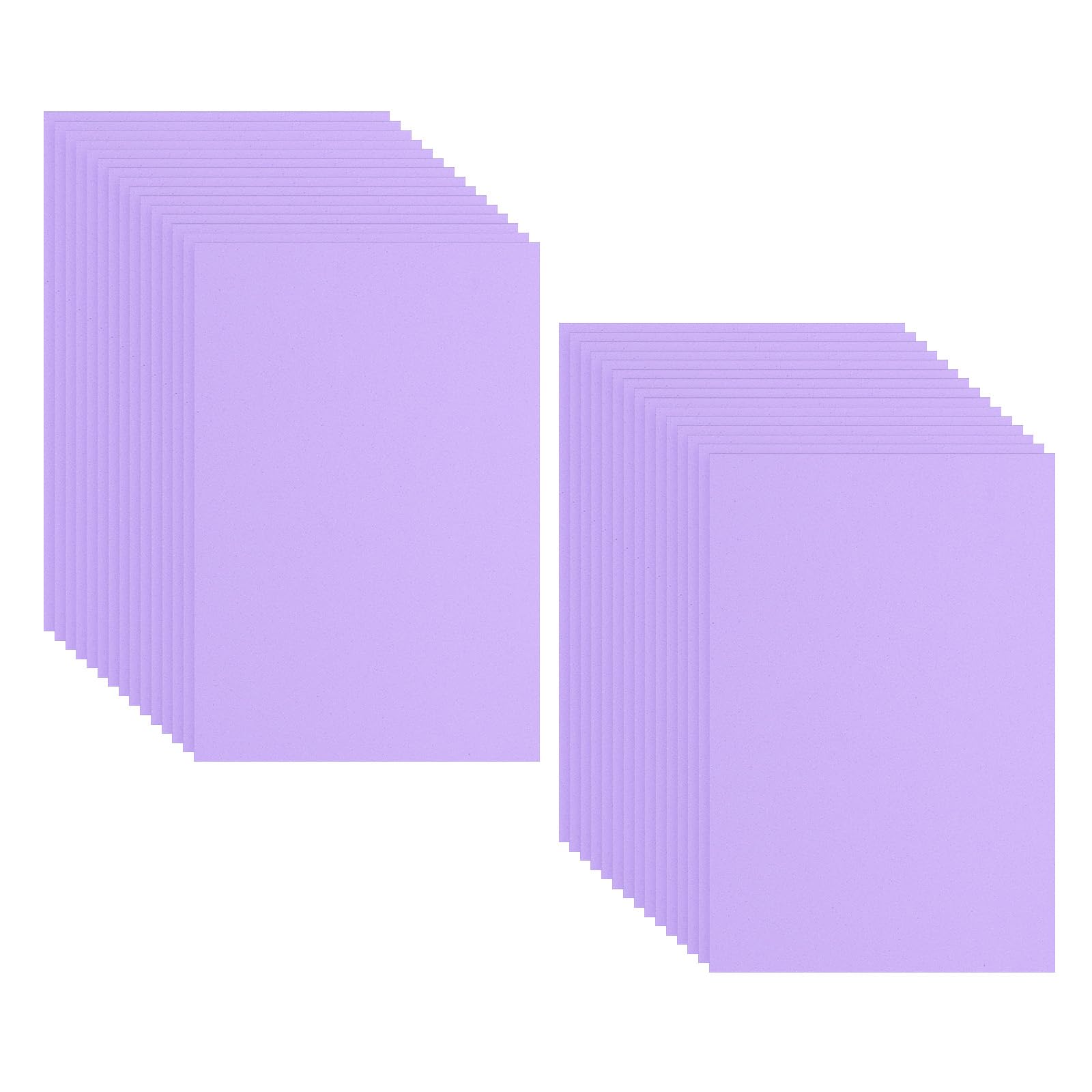 PATIKIL 30 Pack EVA Foam Sheets, 12" x 8" 2mm Thick Foam Sheets Crafts Foam Paper for Craft Classroom Bulletin Board Decor Scrapbooking DIY Cosplay Costume, Light Purple