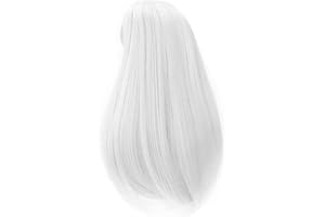 1/3 BJD Wig Doll Hair, 8 to 9 Inch Realistic Heat Resist Doll Wig Cute Long Doll Wigs Fiber Glossy Hair Replacement Wigs with