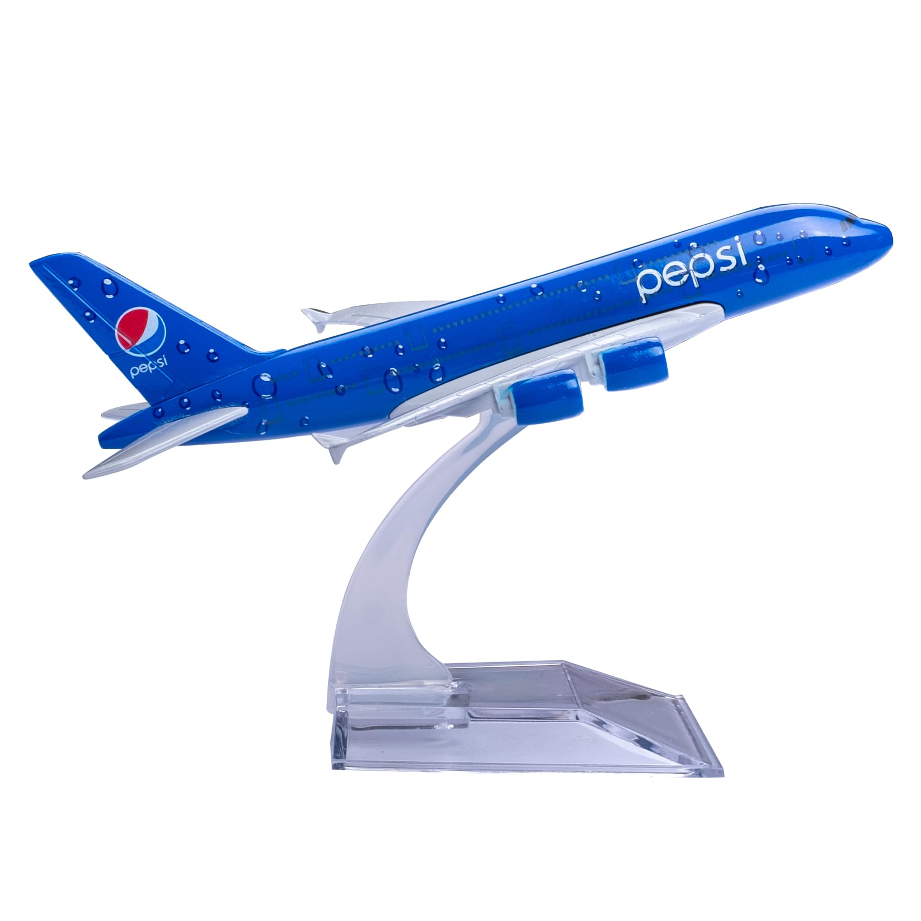 Bswath 1:400 Scale Model Aircraft Aircraft Die-Cast Aircraft Model for Gift and Collection (A380)