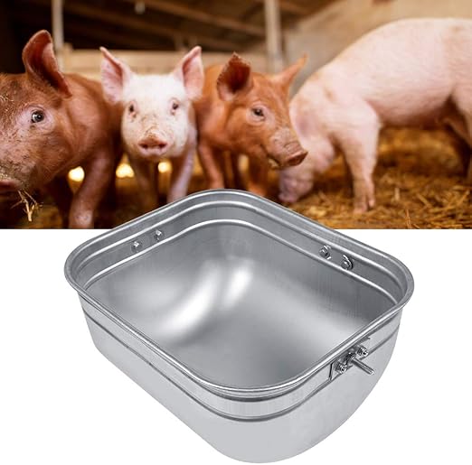 Amazon Com Jimfoty Pig Feed Trough Stainless Steel Pig Feeding