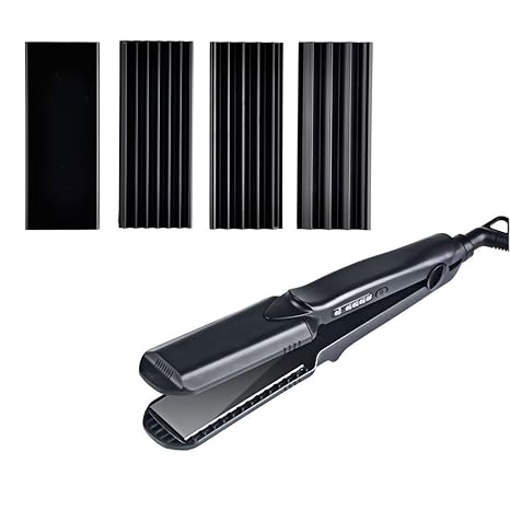 Buy Hair Straightener 4 In 1 Curling Iron Ceramic Interchangeable