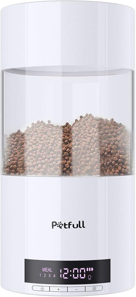 Amazon Com Petfull Automatic Fish Feeder Rechargeable Smart