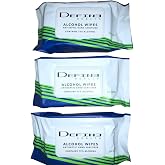 Define Health Antiseptic Hand Sanitizing Wipes 75% Alcohol 150 Count (3 Packs of 50 Wipes)