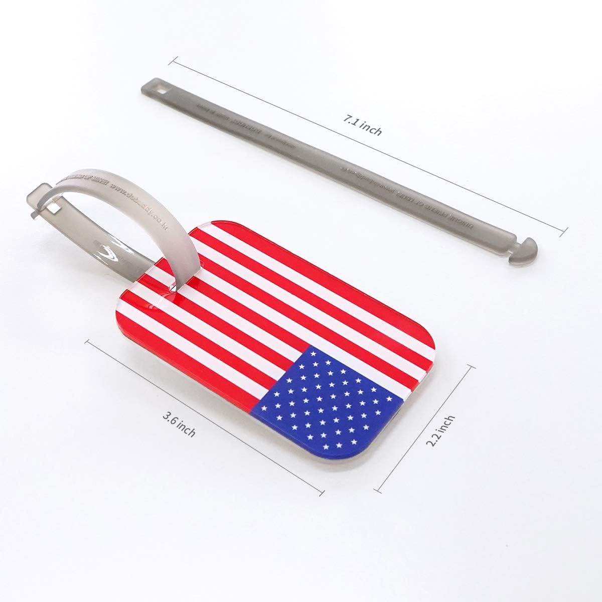  | USA Flag Travel Luggage Tags L/M/S Set | Luggage Tags