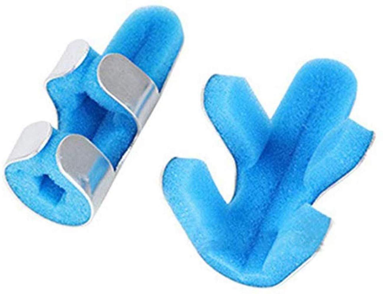 SOLACE CARE Mallet Finger Splint - Finger Immobilising Splint - Broken Finger Splint - DIP Joint Protection Injury Pain Foam Brace - Unisex (1PAIR) (Small)