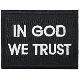 Cute-Patch in God We Trust Embroidery Iron on and sew on Patch