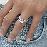 LIOYSIUT Platinum Plated Simulated Diamond