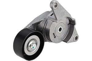 binopoly 38397 Drive Belt Tensioner Assembly With Pulley For 2005-2021 Buick Allure/LaCrosse/Enclave Cadillac CTS/XTS/SRX Chevy Camaro/Impala GMC Terrain/Acadia Saturn Aura OE# 12626644 12575509 89389