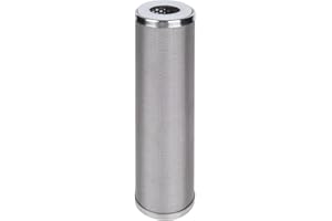 Amwater Stainless Steel Cleanable Wire Mesh Filter Cartridge 10”Length,2.5"OD(10 Micron)