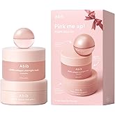 Abib Pink Me Up Pdrn 3 Step Glow Kit | Overnight Firming Jelly Mask, PDRN Retinal Eye patches, PDRN Lip Mask | Korean Skincare Set for Glass Skin, Valentines Day Gifts for Women