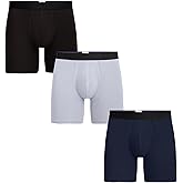 MeUndies – Men’s Boxer Briefs – 6” Inseam with Breathable and Comfortable Tencel UltraModal Fabric – 3 Pack