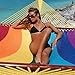 Caribbean Hammocks Jumbo 55 INCH - Soft-Spun Polyester (Rainbow)