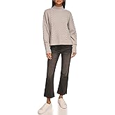 Karl Lagerfeld Womens Long Sleeve Cable Sweater