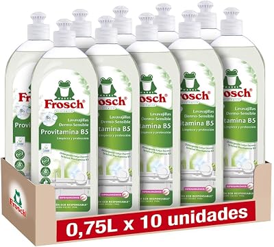Lavavajillas Ecológico a Mano Líquido ProVitaminas B5-10x750 ml