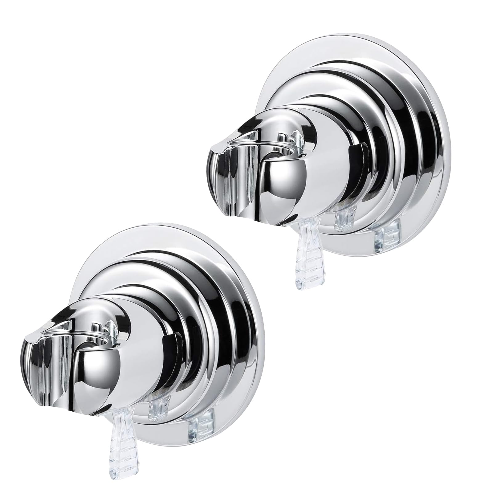 Photo 1 of [2 Pack] Suction Cup Shower Head Holder for Elderly, Removeable Showerhead Holder for Minors, Adjustable Hand held Shower Head Holder, No Drilling Bathroom & Bathtub Wall Mount Shower Hanger