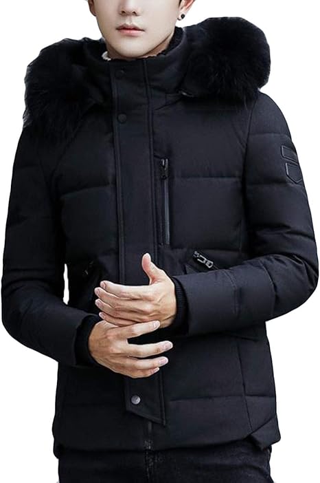 Amazon Mengfanメンズ ダウンジャケット コート メンズ チェスターコート コート ジャケット 秋冬用 メンズ 中綿コート秋 冬 コート ブルゾン カジュアル コート 男性 防寒 防風 ブラックmf C コート ジャケット 通販