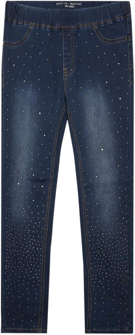 Italian Plus Size Fiorella Rubino Jeggings Dark Blue Donna Abbigliamento  berjaya.edu.my