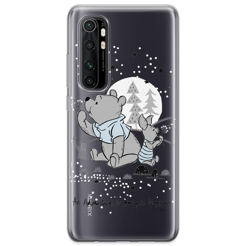 ERT GROUP mobile phone case for Xiaomi MI NOTE 10 Lite original and officially Licensed Disney pattern Winnie the Pooh and friends 008 adapted to the shape of the mobile phone, partially transparent
