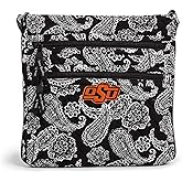 Vera Bradley Women's Cotton Collegiate Triple Zip Hipster Crossbody Purse (Multiple Teams Available)